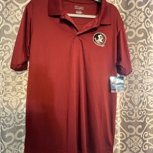 Champion Men's Burgundy Polo Shirt with Logo